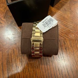 Slim Runway Gold-Tone Stainless Steel Watch